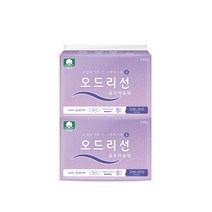오드리선 울트라슬림 오버나이트 생리대 날개형, 8개입, 2개