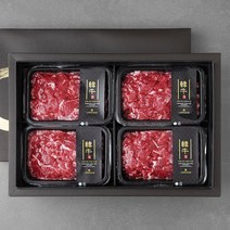 수원축산농협 한우 1등급 정육세트 (냉장), 국거리용 300g x 2p + 불고기용 300g x 2p, 1세트