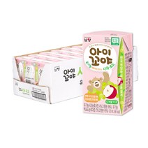 아이꼬야 유기농 베이비주스 120ml, 사과 + 포도 혼합맛, 24개입