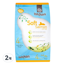 이즈칸 독 소프트살몬, 생선, 2.1kg, 2개