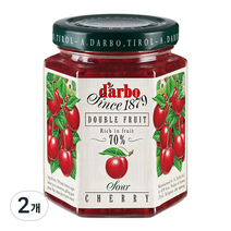 다보 사우어체리잼, 200g, 2개