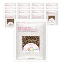 로라펫 애니멀 파크 작은 토끼 사료, 670g, 16개