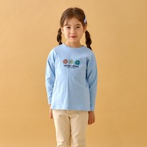 올리반 여아용 스윗 롱 트임 티셔츠