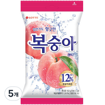 복숭아 캔디, 153g, 5개