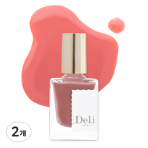 델리뷰티 딥시럽 루어인무드 네일컬러 10ml, MSY05 코랄 레이디, 2개