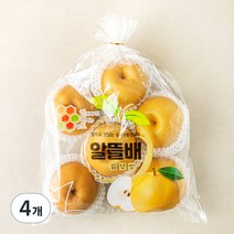 천안 당도선별 알뜰배, 3kg(6~8입), 4개