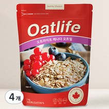 오트라이프 캐나다 오트밀, 1kg, 4개