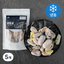 엠수산 국내산 굴(냉동), 350g, 5개