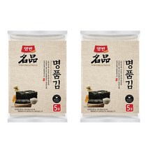 양반 명품 김 5봉, 100g, 2개