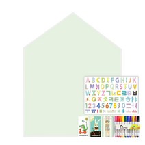 맘스보드 제제 미뇽 하우스 자석학습보드 + 해브세트 + 기프트 세트 랜덤 발송, Dew Green