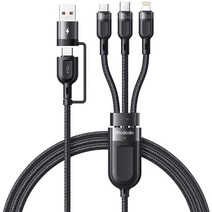 맥도도 100W 3in2 멀티 PD 고속 충전 케이블 CA-8800, 100W 3in2 (CA-8800)