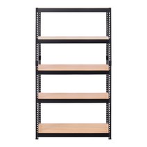 스피드랙 V2 선반 5단 1200 x 600 x 2100 mm, 블랙(앵글)