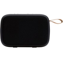로이체 컴팩트 듀얼드라이브 휴대용 블루투스 스피커, BTS-240, 블랙