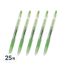 파이롯트 쥬스 젤잉크펜 0.38mm, 애플그린, 25개