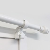 감성다는남자 안뚜리봉 앤틱 25mm 커튼봉, 화이트
