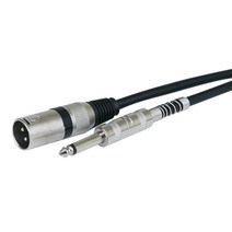 해밀 XLR 캐논 PC 3.5 고급형 마이크 케이블 캐논 수 & 5.5모노 수 2m, 05번, 혼합색상