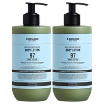 더블유드레스룸 모이스처라이징 퍼퓸 바디로션 No 97 에이프릴코튼, 2개, 500ml