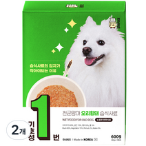 천군맘마 강아지 오리황태 습식사료 10p, 오리, 600g, 2개