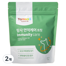 탐사 강아지 뉴트리션 트릿 면역케어 300g, 유산균, 2개, 면역력 강화