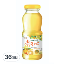 웅진 내사랑유자C, 180ml, 36개입