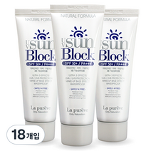 라퓨레브 유브이 선크림 SPF 50+ PA+++, 50ml, 18개입