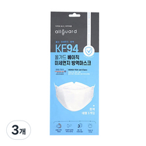 올가드 베이직 마스크 대형 KF94, 1개입, 3개