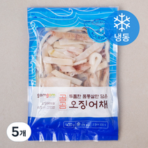 곰곰 두툼한 몸통살만 담은 오징어채 (냉동), 400g, 5개