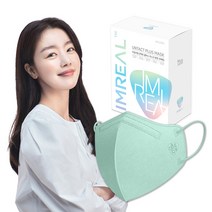 아임리얼 언택트 플러스 마스크 새부리형 중형 파스텔민트, 30개입, 1개