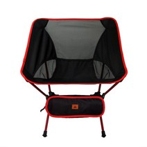 KOOLMAN(쿨맨) 초경량 백패킹 체어 캠핑의자, A형 레드, 1개