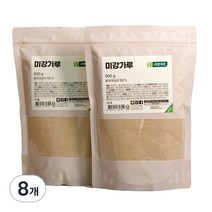 자연지인 미강가루, 8개, 500g