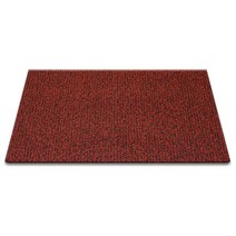 순수 코일 현관매트 120 x 60 cm 두께 12mm, 레드 + 블랙, 1개