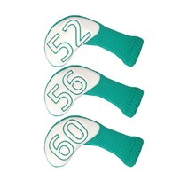 터논 빅넘버 니트 웨지 헤드커버 3 52도 + 56도 + 60도 세트, 그린