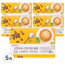 곰곰 스테비아 커피믹스, 9.5g, 30개, 5개