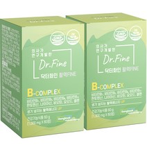 닥터화인 동국헬스케어 활력 FINE 비타민 B complex 영양제 4개월분 60g, 60정, 2개