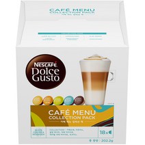 돌체구스토 카페메뉴 컬렉션 팩 캡슐커피 202.2g, 1세트, 1세트