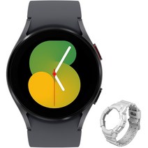 삼성 갤럭시워치5 블루투스 SM-R900N + 워치5 풀커버 스타일링 팩, 40mm, GPS, 그라파이트