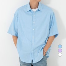 시티파이 남성 데일리 반팔 오버사이즈 셔츠