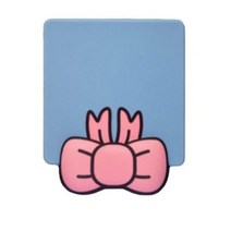 하리코 리본 젤리젤리 손목보호 마우스패드, 블루, 1개