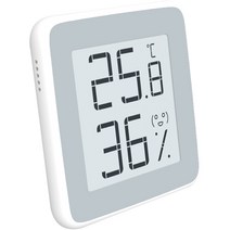 MIAOMIAOCE 온습도계 E ink 버전, 혼합색상, 1개