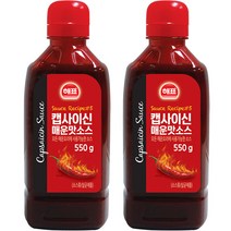 사조해표 캡사이신 매운맛소스, 500g, 2개