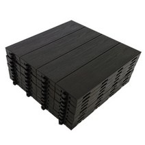 조립식 데크타일 마루바닥재, 차콜그레이, 9개
