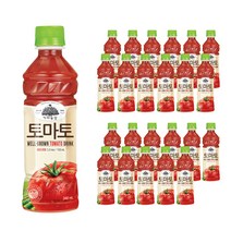 가야농장 토마토농장 PET, 340ml, 24개