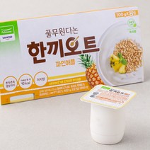 풀무원다논 아이러브요거트 한끼오트 파인애플, 8개, 100g