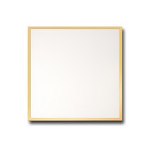 리드오프 알루미늄 벽걸이 그림 포스터 정사각 액자, 무광골드