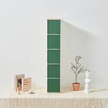 씨밀렉스 래폴드 모듈서랍장 200 슬림 5단 L, 카밍네이처 그린, 1개