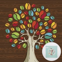 아트조이 DIY 명화그리기 20 x 20 cm, 커피나무