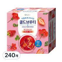 담터 콜드브루티 딸기 히비스커스, 1.5g, 40개입, 6개