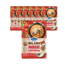 폰타나 밀라노 크림치즈 로제 파스타 소스, 150g, 7개