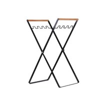 일상나눔 접이식 쓰레기봉투 거치대, 블랙, 1개
