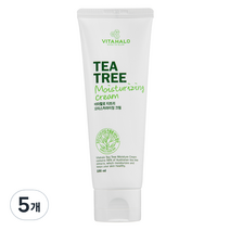 비타할로 티트리 모이스처라이징 크림, 100ml, 5개